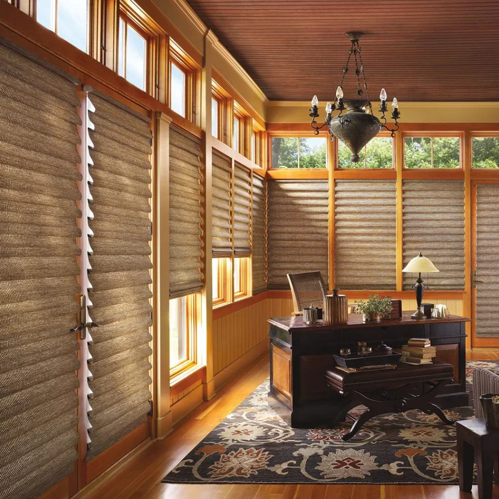 We install hunter douglas motorized blinds and shades